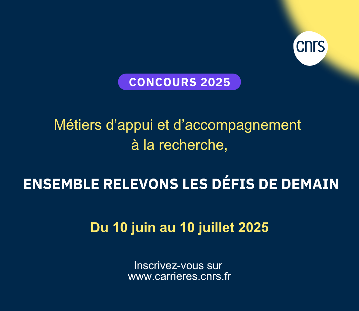 Coucours CNRS IT 2025